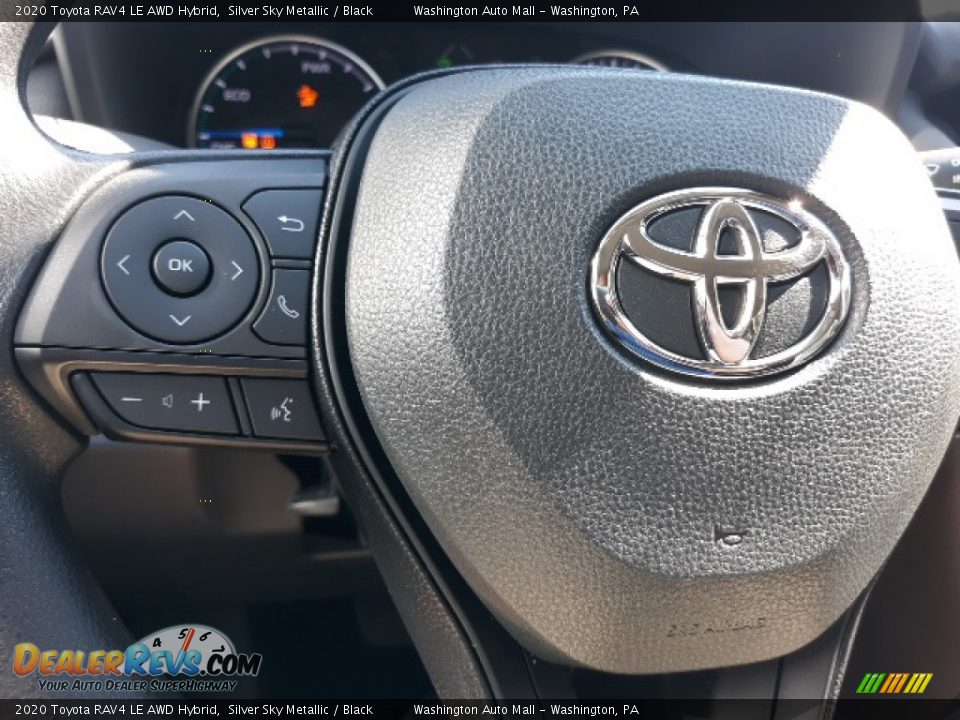 2020 Toyota RAV4 LE AWD Hybrid Silver Sky Metallic / Black Photo #5