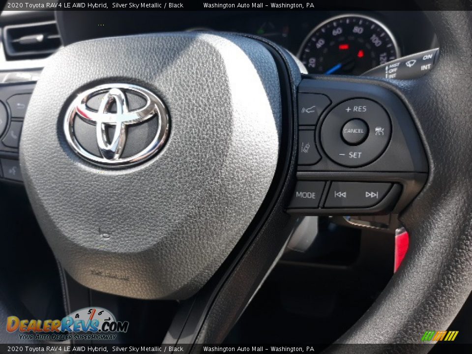 2020 Toyota RAV4 LE AWD Hybrid Silver Sky Metallic / Black Photo #6