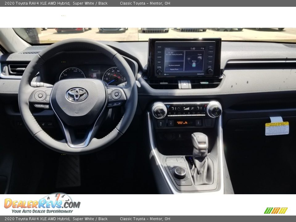 2020 Toyota RAV4 XLE AWD Hybrid Super White / Black Photo #4