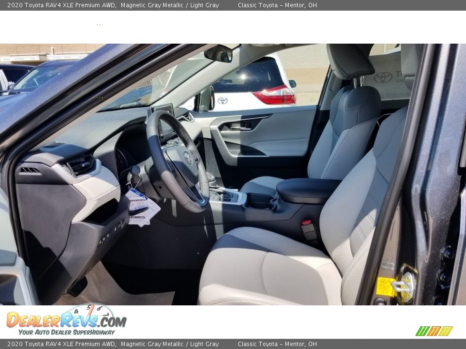 2020 Toyota RAV4 XLE Premium AWD Magnetic Gray Metallic / Light Gray Photo #2