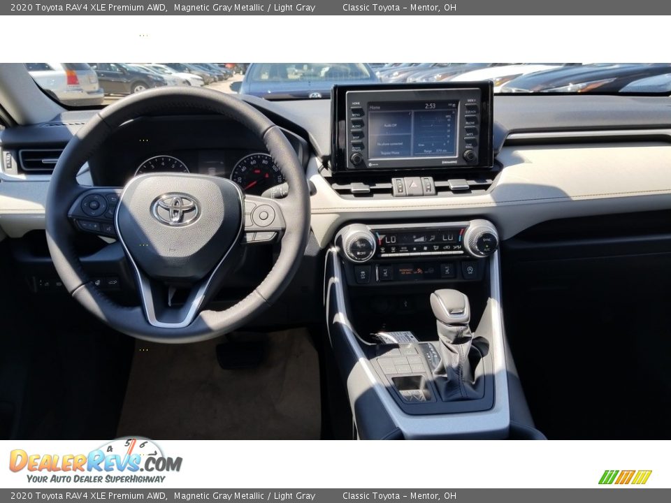 2020 Toyota RAV4 XLE Premium AWD Magnetic Gray Metallic / Light Gray Photo #4