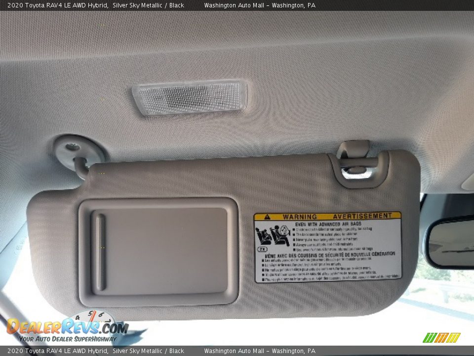 2020 Toyota RAV4 LE AWD Hybrid Silver Sky Metallic / Black Photo #17