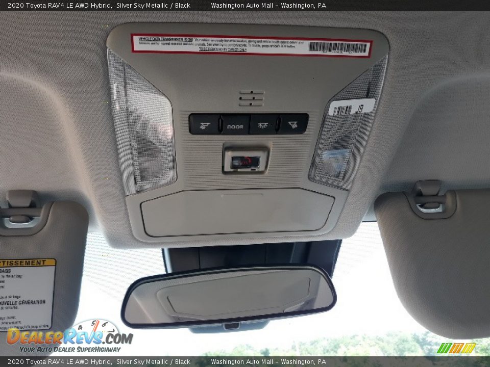 2020 Toyota RAV4 LE AWD Hybrid Silver Sky Metallic / Black Photo #18