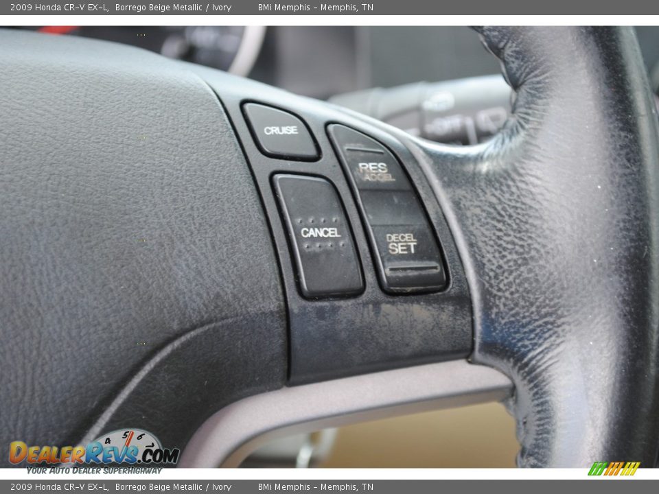 2009 Honda CR-V EX-L Borrego Beige Metallic / Ivory Photo #14