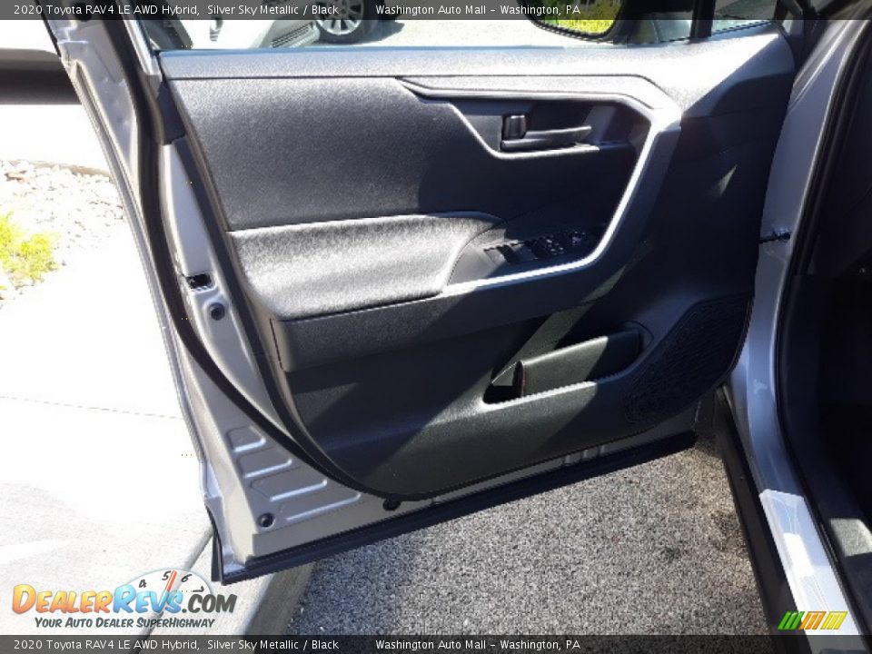 2020 Toyota RAV4 LE AWD Hybrid Silver Sky Metallic / Black Photo #23