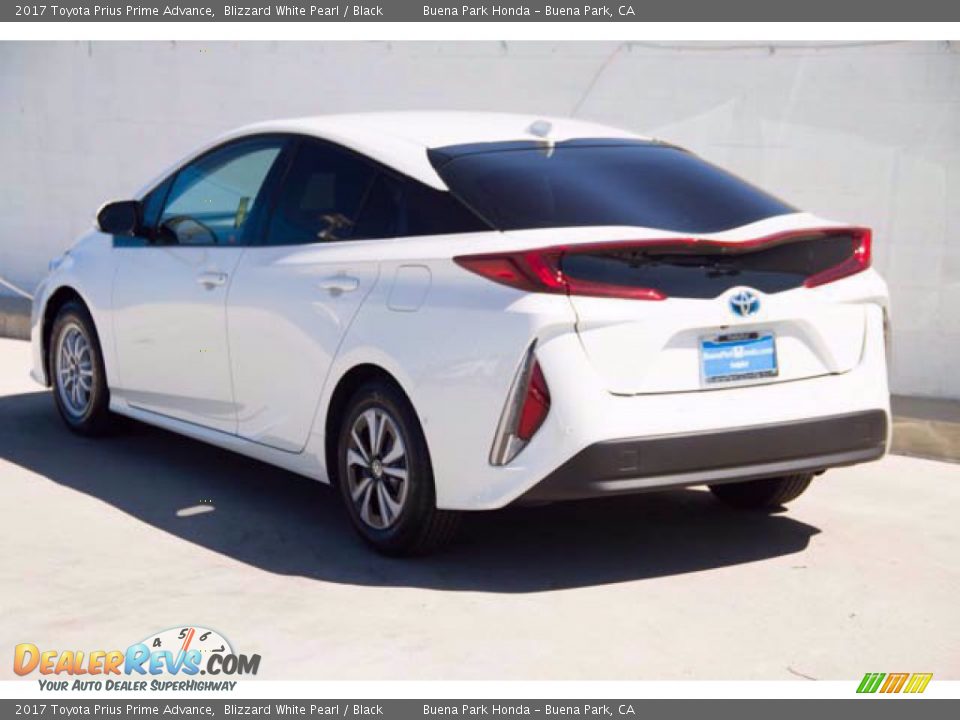 2017 Toyota Prius Prime Advance Blizzard White Pearl / Black Photo #2