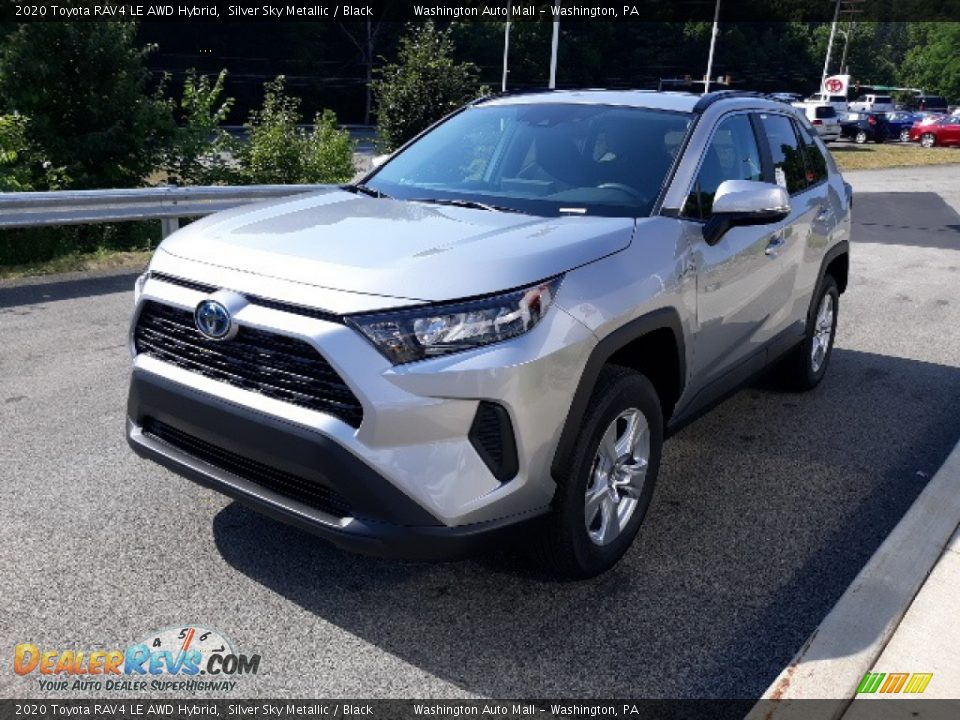 2020 Toyota RAV4 LE AWD Hybrid Silver Sky Metallic / Black Photo #28