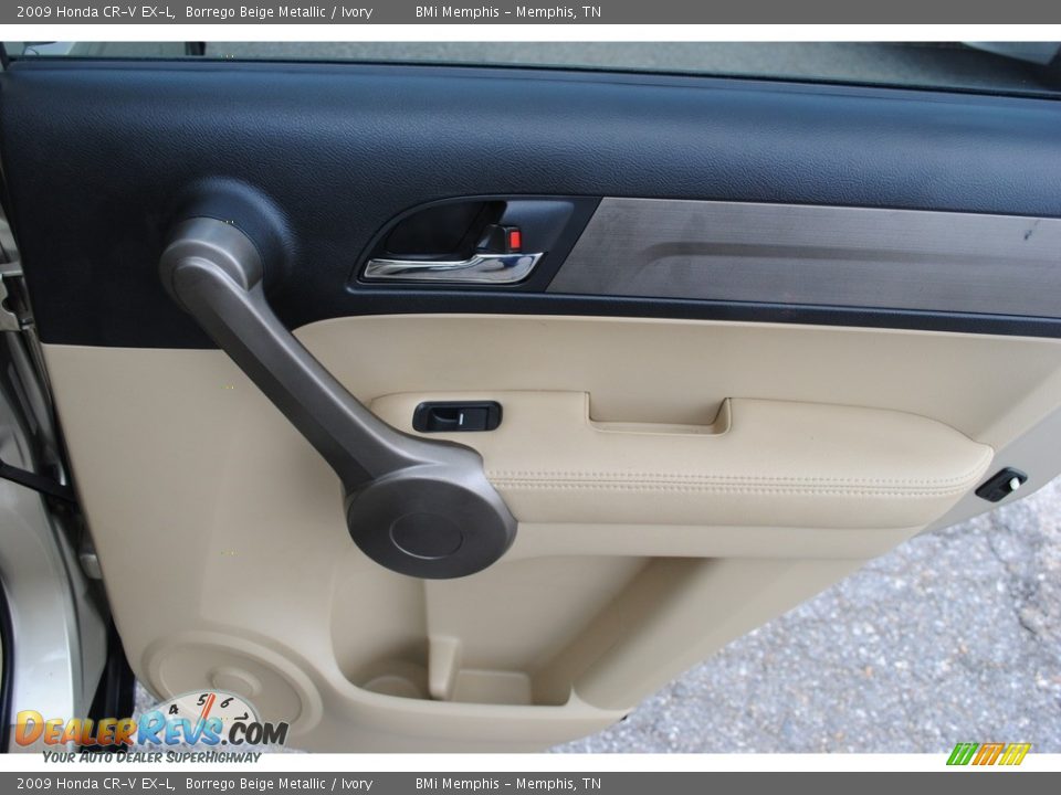 2009 Honda CR-V EX-L Borrego Beige Metallic / Ivory Photo #22