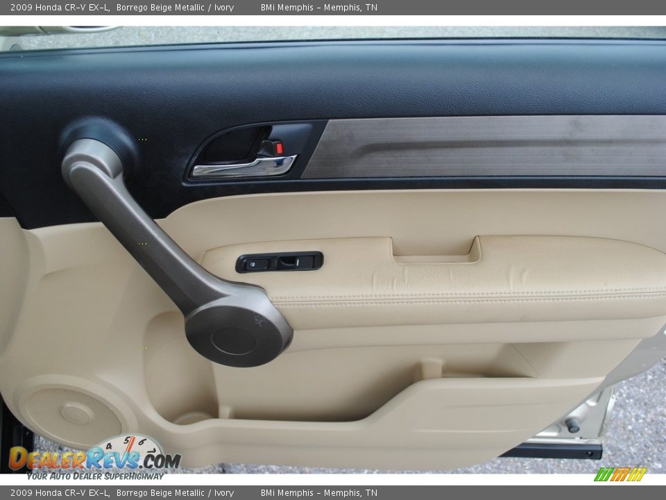 2009 Honda CR-V EX-L Borrego Beige Metallic / Ivory Photo #24