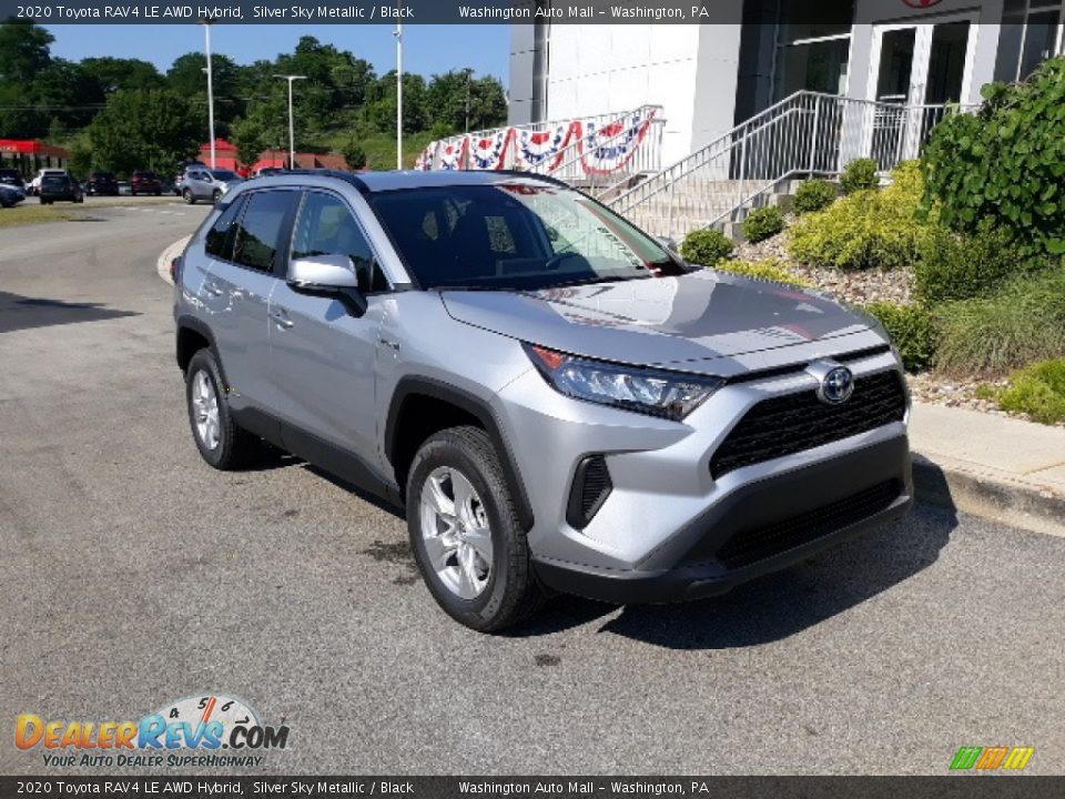 2020 Toyota RAV4 LE AWD Hybrid Silver Sky Metallic / Black Photo #30