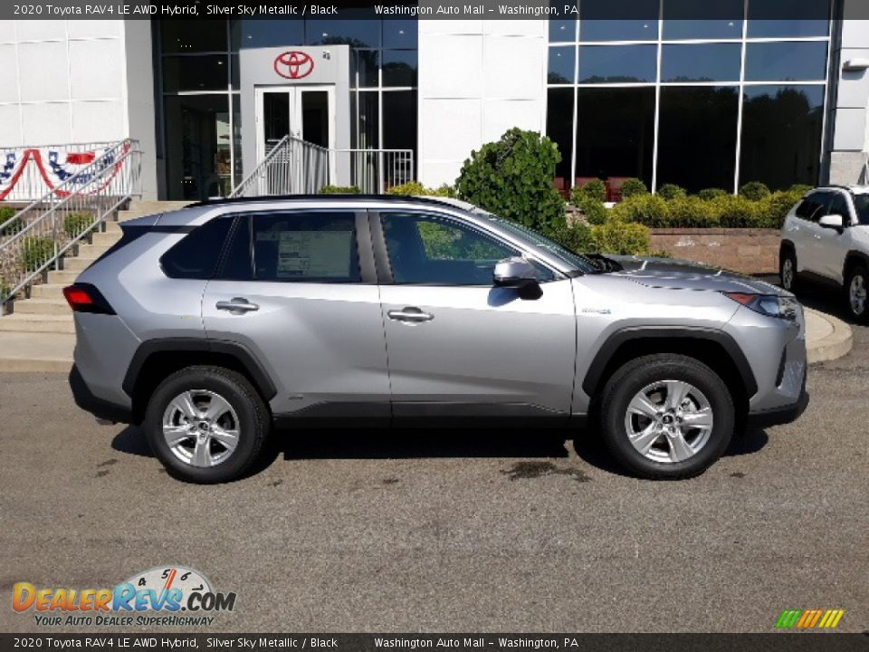 2020 Toyota RAV4 LE AWD Hybrid Silver Sky Metallic / Black Photo #31
