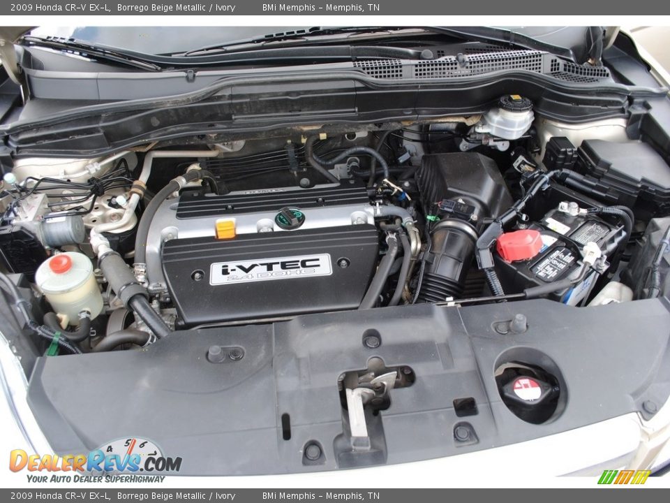 2009 Honda CR-V EX-L Borrego Beige Metallic / Ivory Photo #26