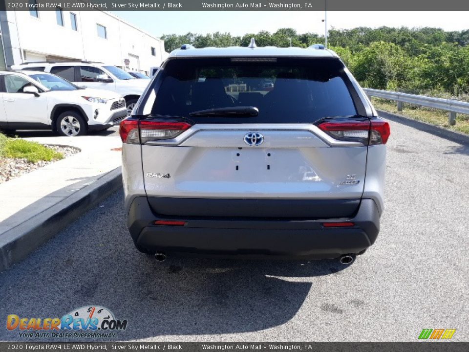 2020 Toyota RAV4 LE AWD Hybrid Silver Sky Metallic / Black Photo #33