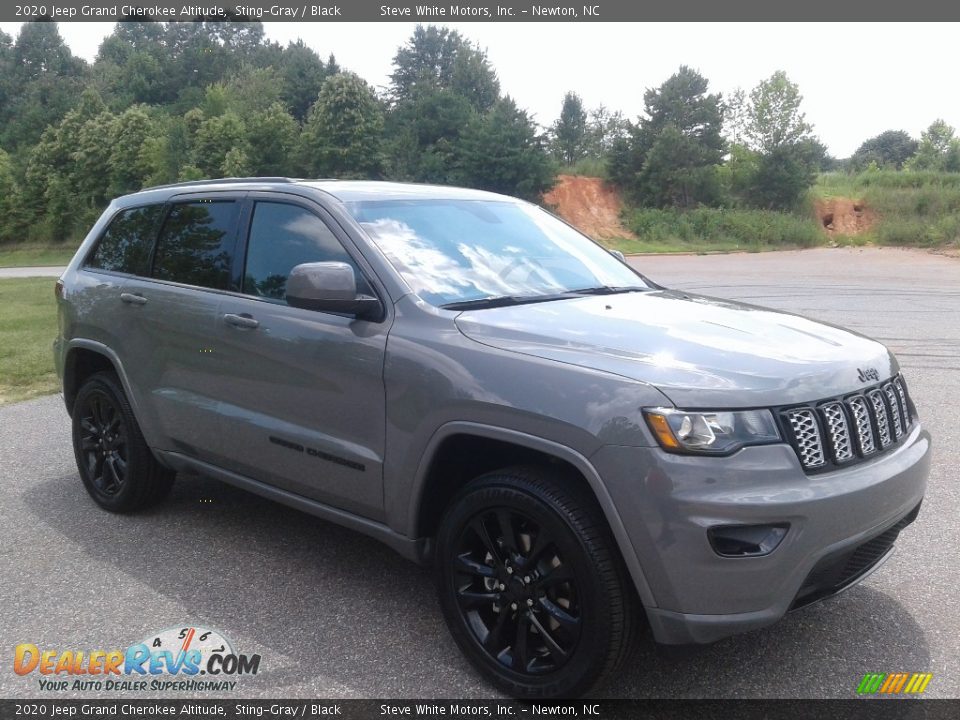 2020 Jeep Grand Cherokee Altitude Sting-Gray / Black Photo #4