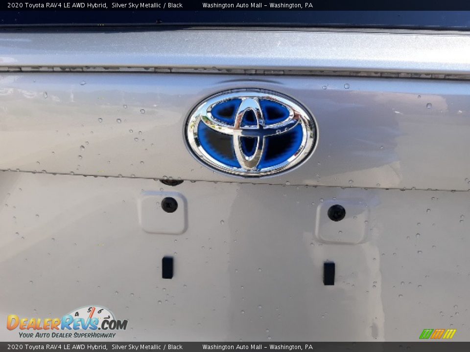 2020 Toyota RAV4 LE AWD Hybrid Silver Sky Metallic / Black Photo #34