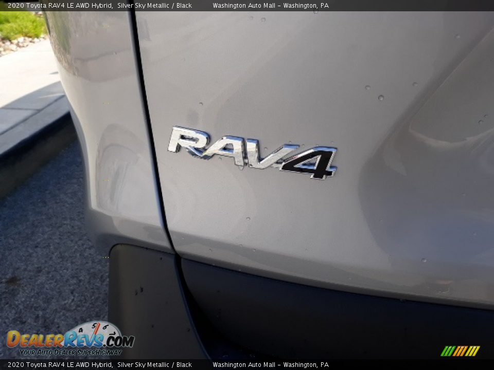 2020 Toyota RAV4 LE AWD Hybrid Silver Sky Metallic / Black Photo #35