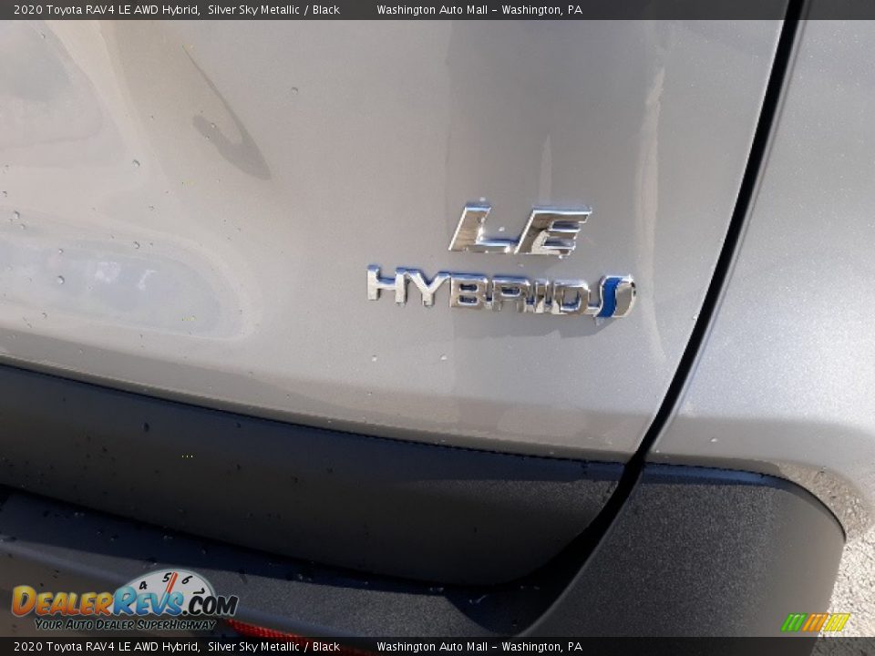 2020 Toyota RAV4 LE AWD Hybrid Silver Sky Metallic / Black Photo #36
