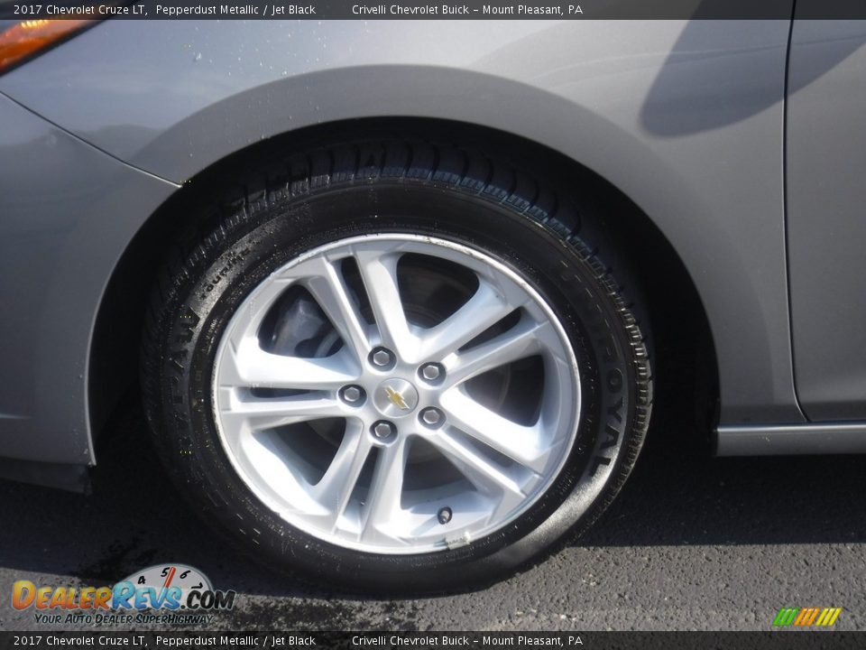 2017 Chevrolet Cruze LT Pepperdust Metallic / Jet Black Photo #3