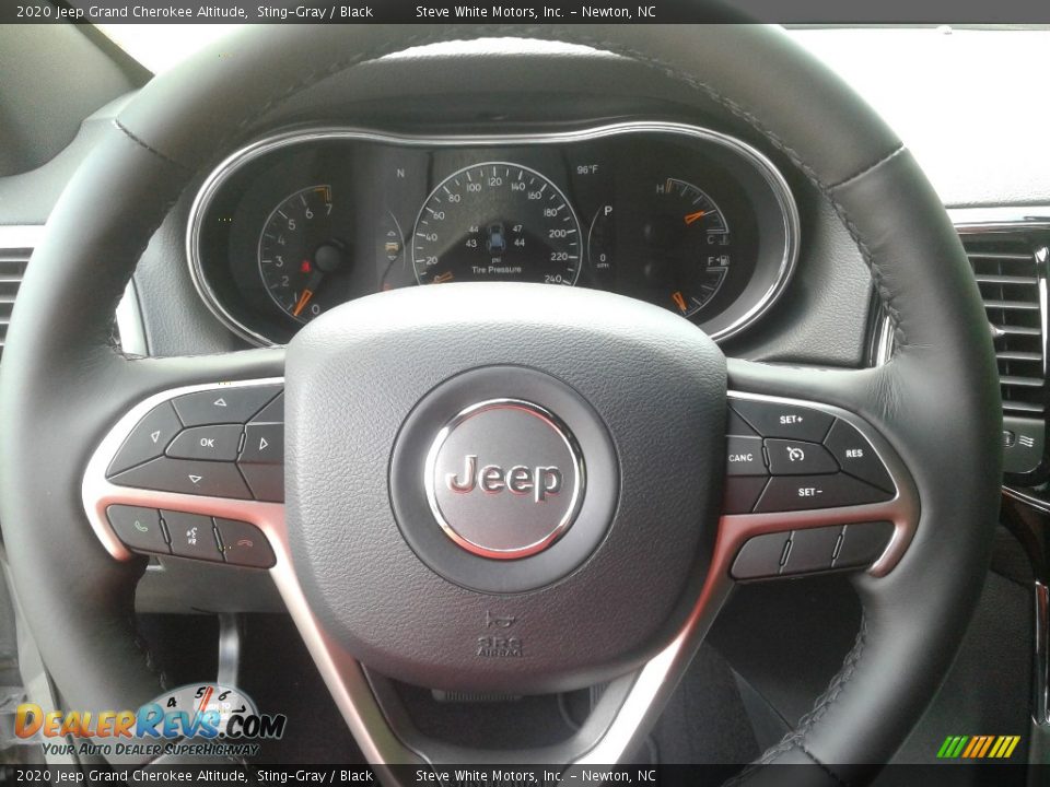 2020 Jeep Grand Cherokee Altitude Sting-Gray / Black Photo #18