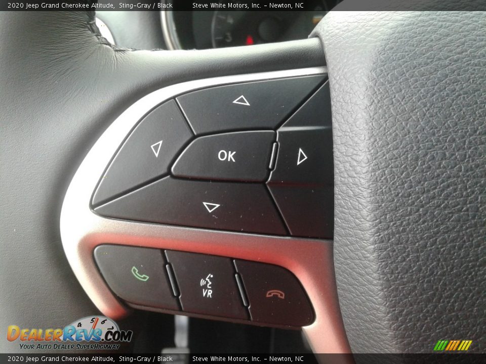 2020 Jeep Grand Cherokee Altitude Sting-Gray / Black Photo #19