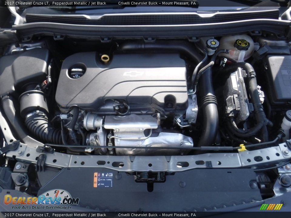 2017 Chevrolet Cruze LT Pepperdust Metallic / Jet Black Photo #10