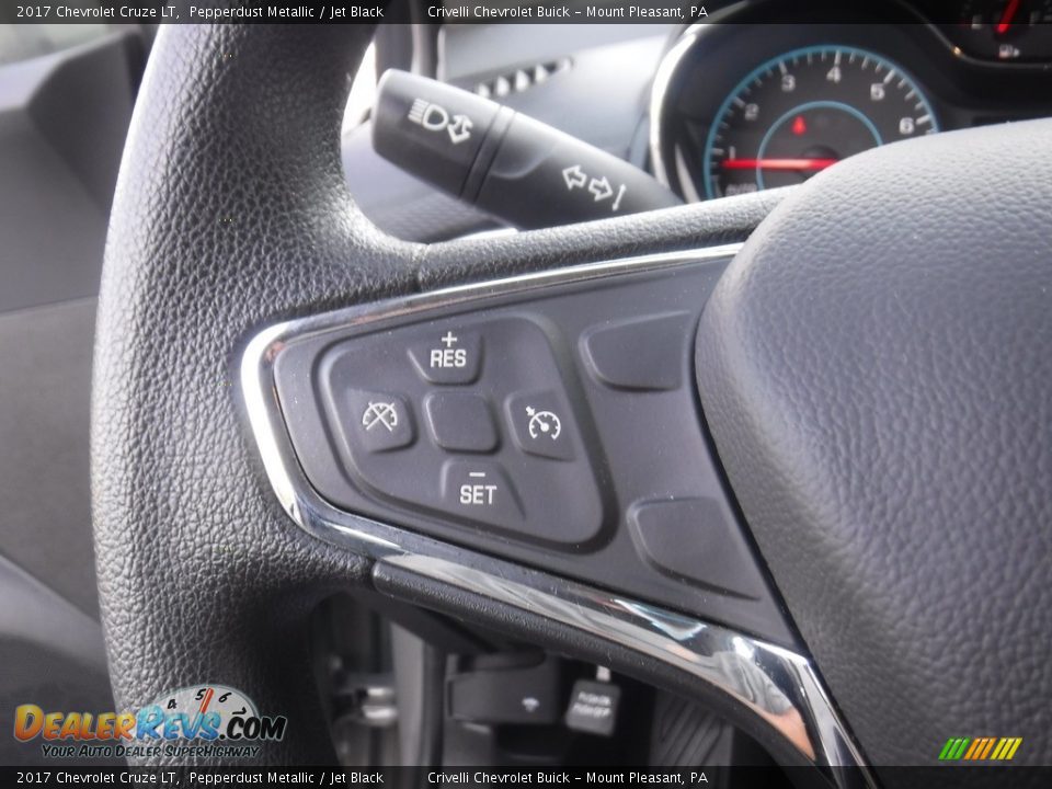 2017 Chevrolet Cruze LT Pepperdust Metallic / Jet Black Photo #22