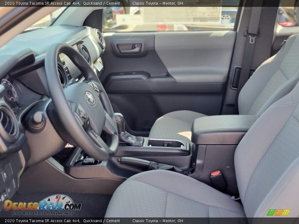 Front Seat of 2020 Toyota Tacoma SR Access Cab 4x4 Photo #2