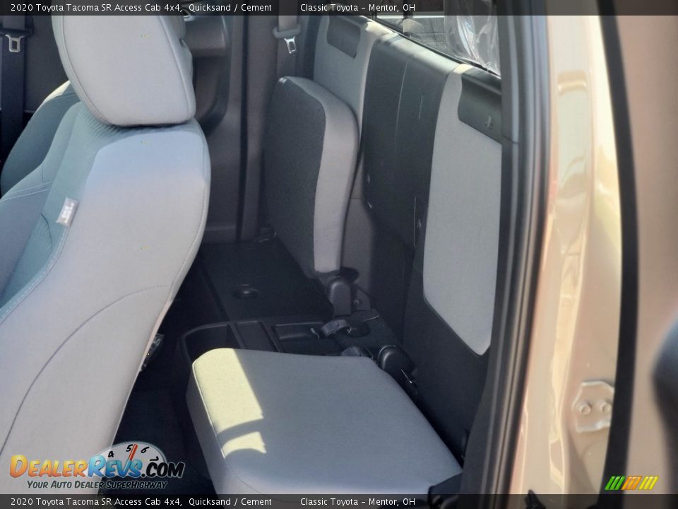 Rear Seat of 2020 Toyota Tacoma SR Access Cab 4x4 Photo #3