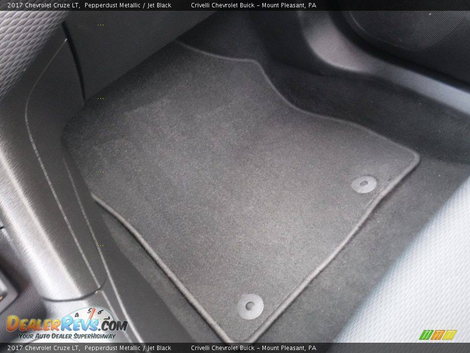 2017 Chevrolet Cruze LT Pepperdust Metallic / Jet Black Photo #25