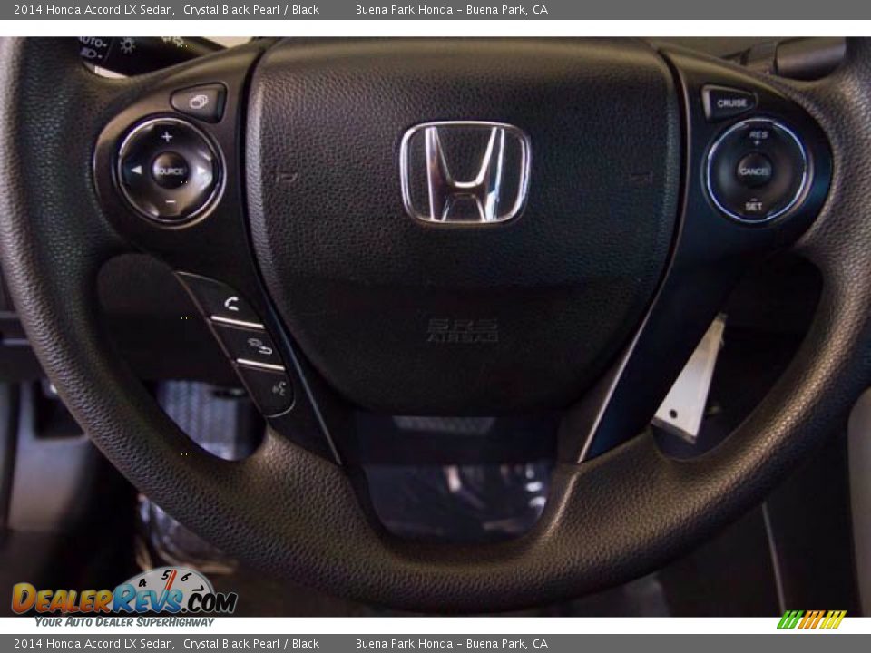 2014 Honda Accord LX Sedan Crystal Black Pearl / Black Photo #15