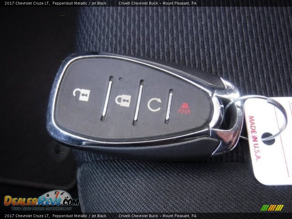 2017 Chevrolet Cruze LT Pepperdust Metallic / Jet Black Photo #30