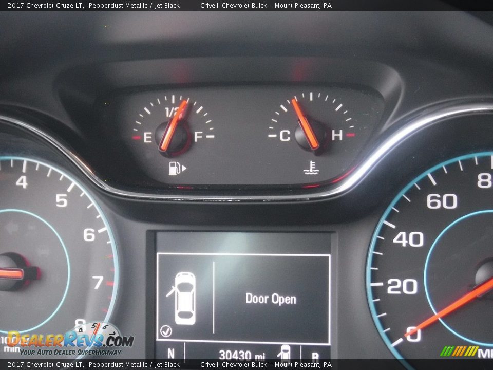 2017 Chevrolet Cruze LT Pepperdust Metallic / Jet Black Photo #33