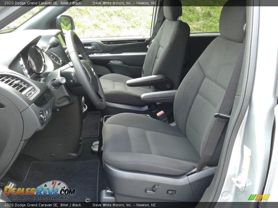 Black Interior - 2020 Dodge Grand Caravan SE Photo #10