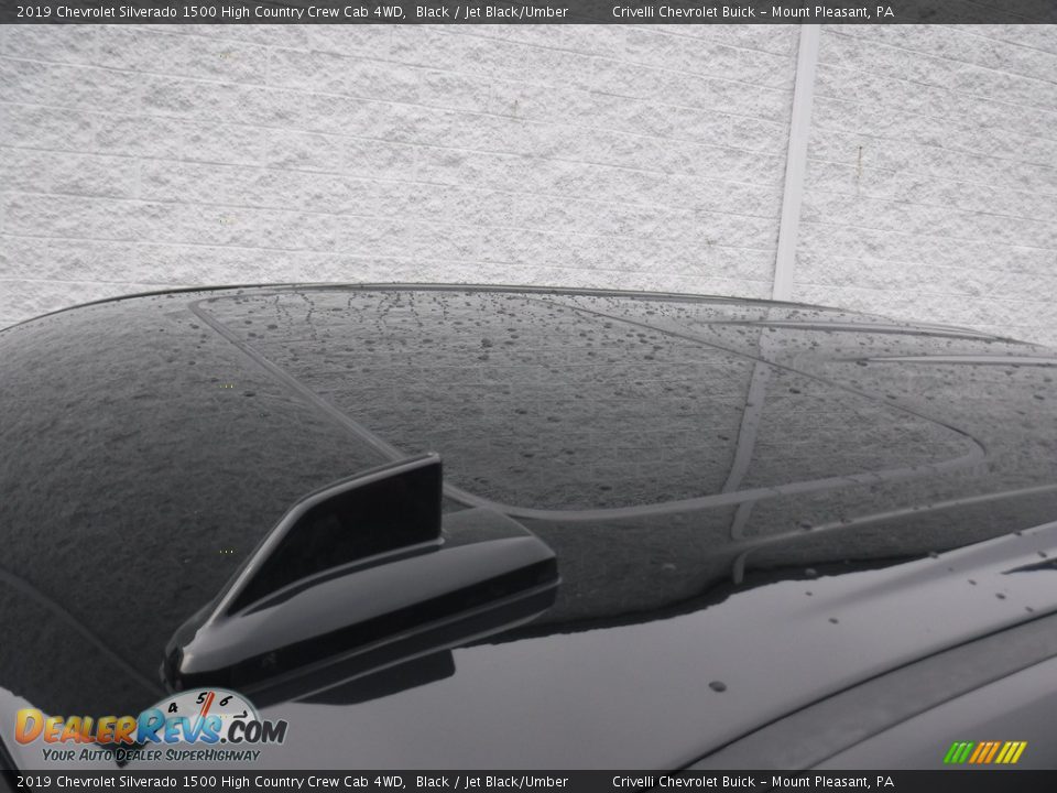 2019 Chevrolet Silverado 1500 High Country Crew Cab 4WD Black / Jet Black/Umber Photo #3
