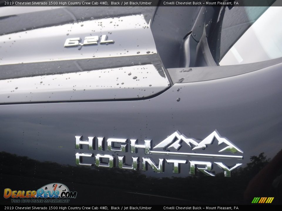 2019 Chevrolet Silverado 1500 High Country Crew Cab 4WD Black / Jet Black/Umber Photo #5