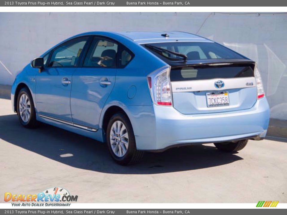 2013 Toyota Prius Plug-in Hybrid Sea Glass Pearl / Dark Gray Photo #2