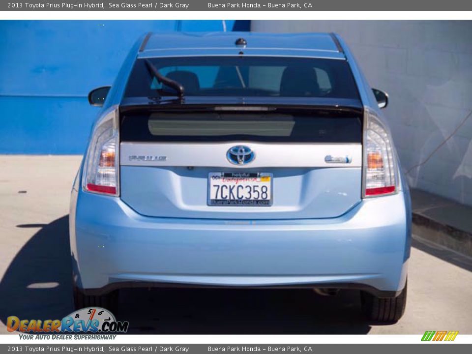 2013 Toyota Prius Plug-in Hybrid Sea Glass Pearl / Dark Gray Photo #9