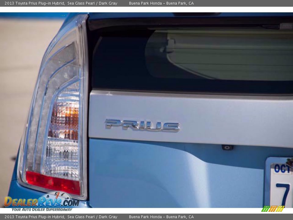 2013 Toyota Prius Plug-in Hybrid Sea Glass Pearl / Dark Gray Photo #10