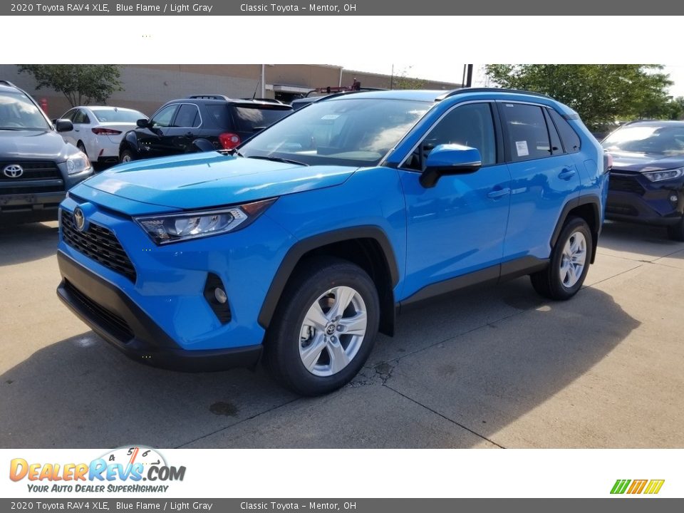 2020 Toyota RAV4 XLE Blue Flame / Light Gray Photo #1