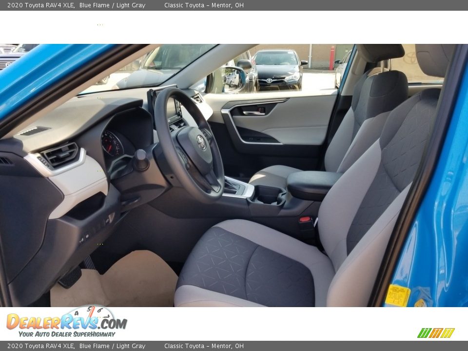 2020 Toyota RAV4 XLE Blue Flame / Light Gray Photo #2