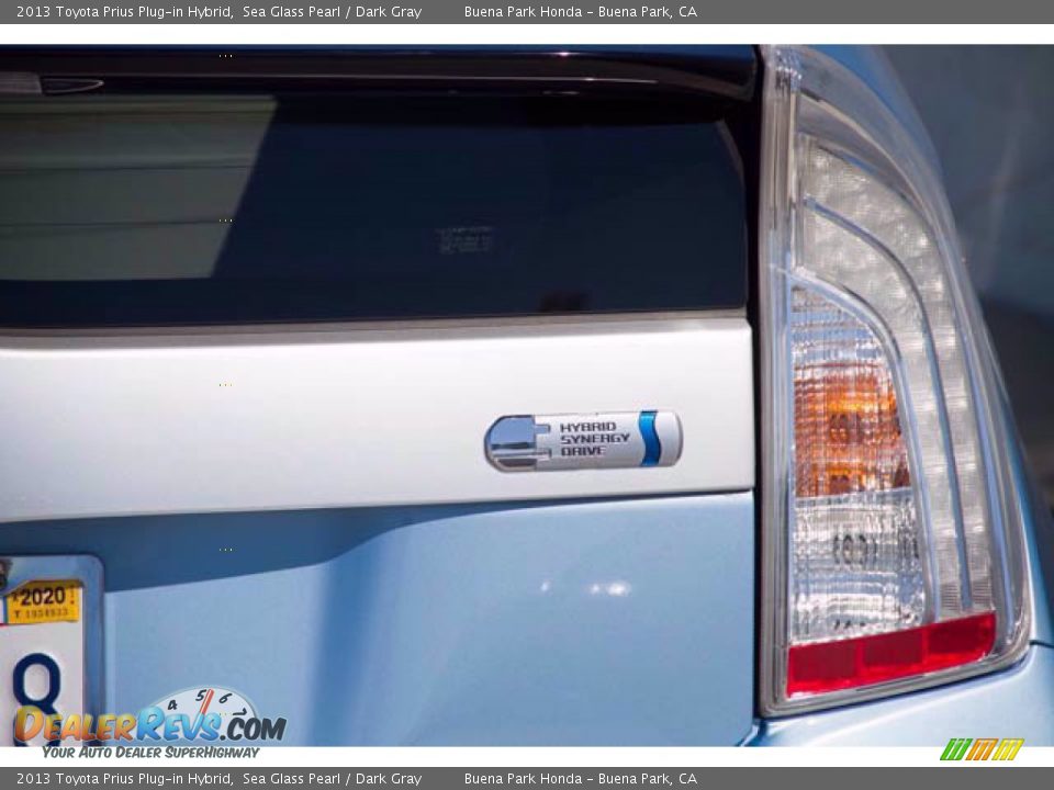 2013 Toyota Prius Plug-in Hybrid Sea Glass Pearl / Dark Gray Photo #11