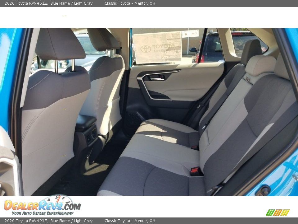 2020 Toyota RAV4 XLE Blue Flame / Light Gray Photo #3