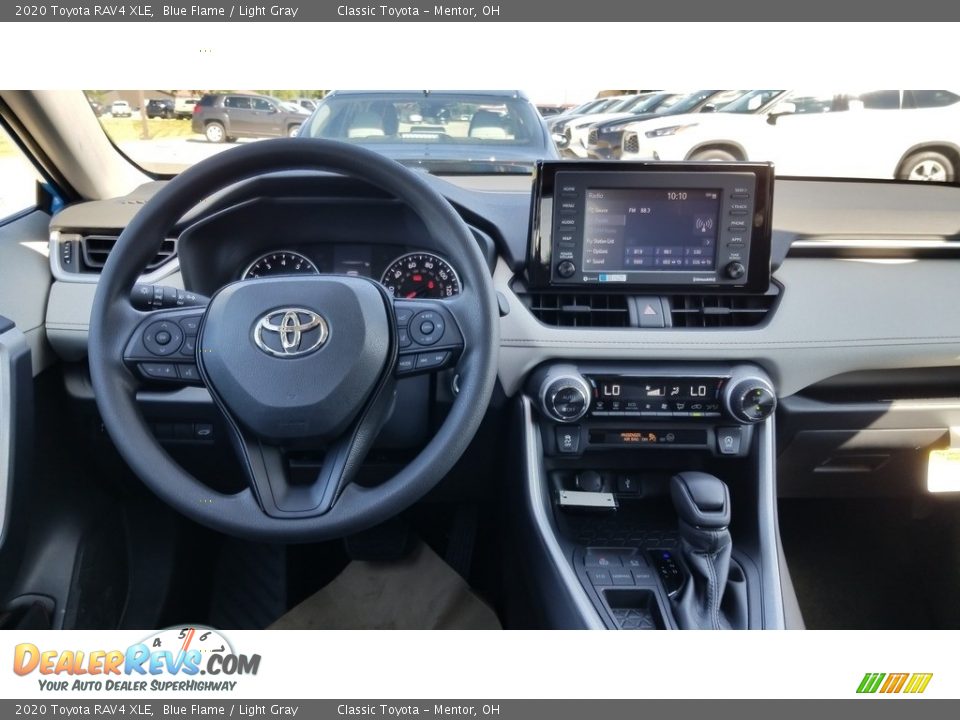2020 Toyota RAV4 XLE Blue Flame / Light Gray Photo #4