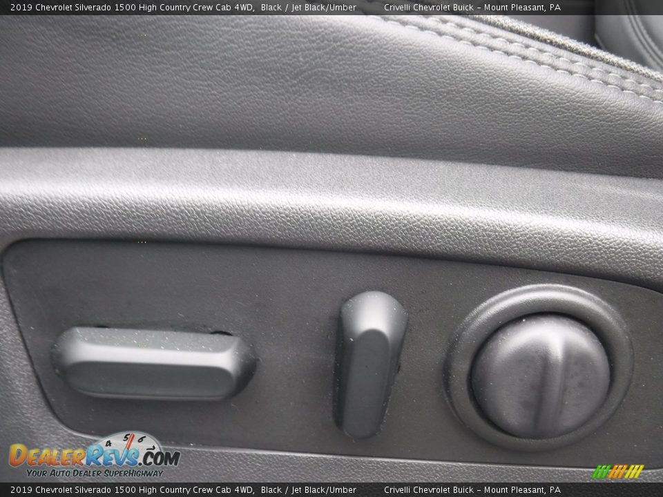 2019 Chevrolet Silverado 1500 High Country Crew Cab 4WD Black / Jet Black/Umber Photo #24
