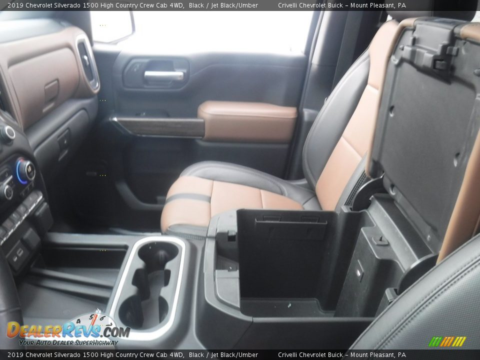 2019 Chevrolet Silverado 1500 High Country Crew Cab 4WD Black / Jet Black/Umber Photo #26