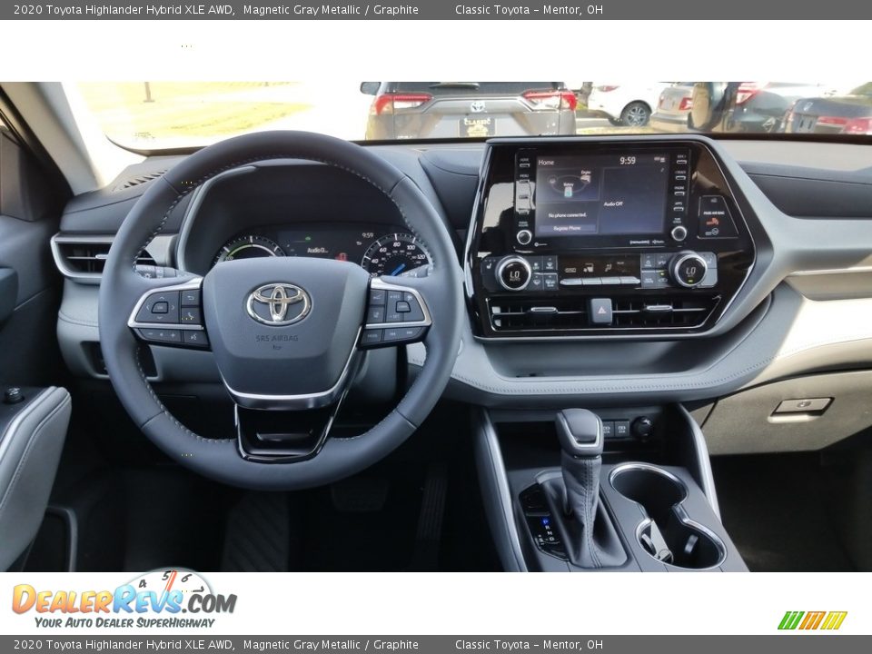 2020 Toyota Highlander Hybrid XLE AWD Magnetic Gray Metallic / Graphite Photo #4