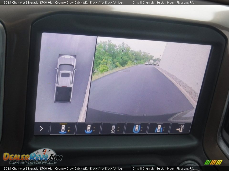 2019 Chevrolet Silverado 1500 High Country Crew Cab 4WD Black / Jet Black/Umber Photo #30