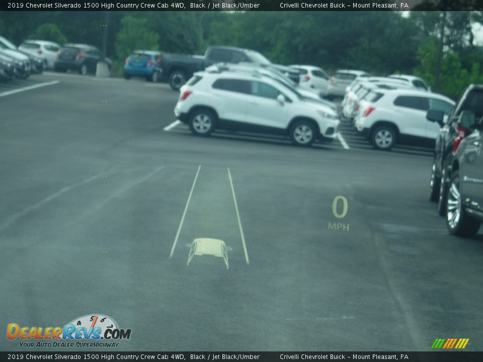 2019 Chevrolet Silverado 1500 High Country Crew Cab 4WD Black / Jet Black/Umber Photo #31