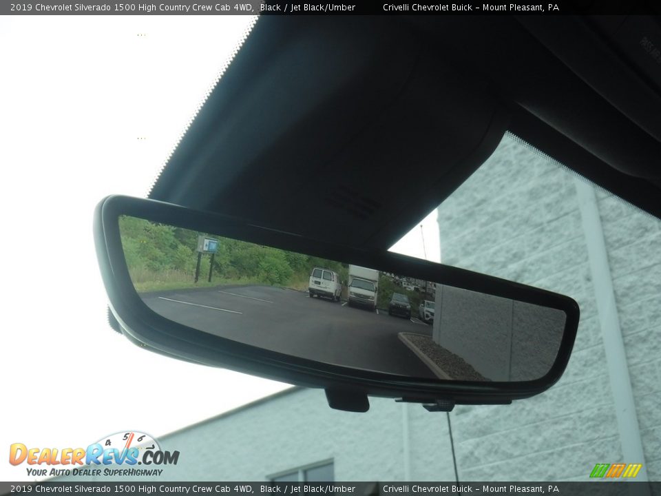 2019 Chevrolet Silverado 1500 High Country Crew Cab 4WD Black / Jet Black/Umber Photo #32