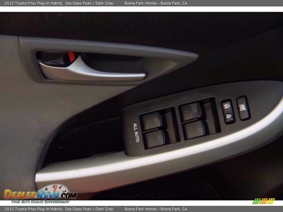 2013 Toyota Prius Plug-in Hybrid Sea Glass Pearl / Dark Gray Photo #27